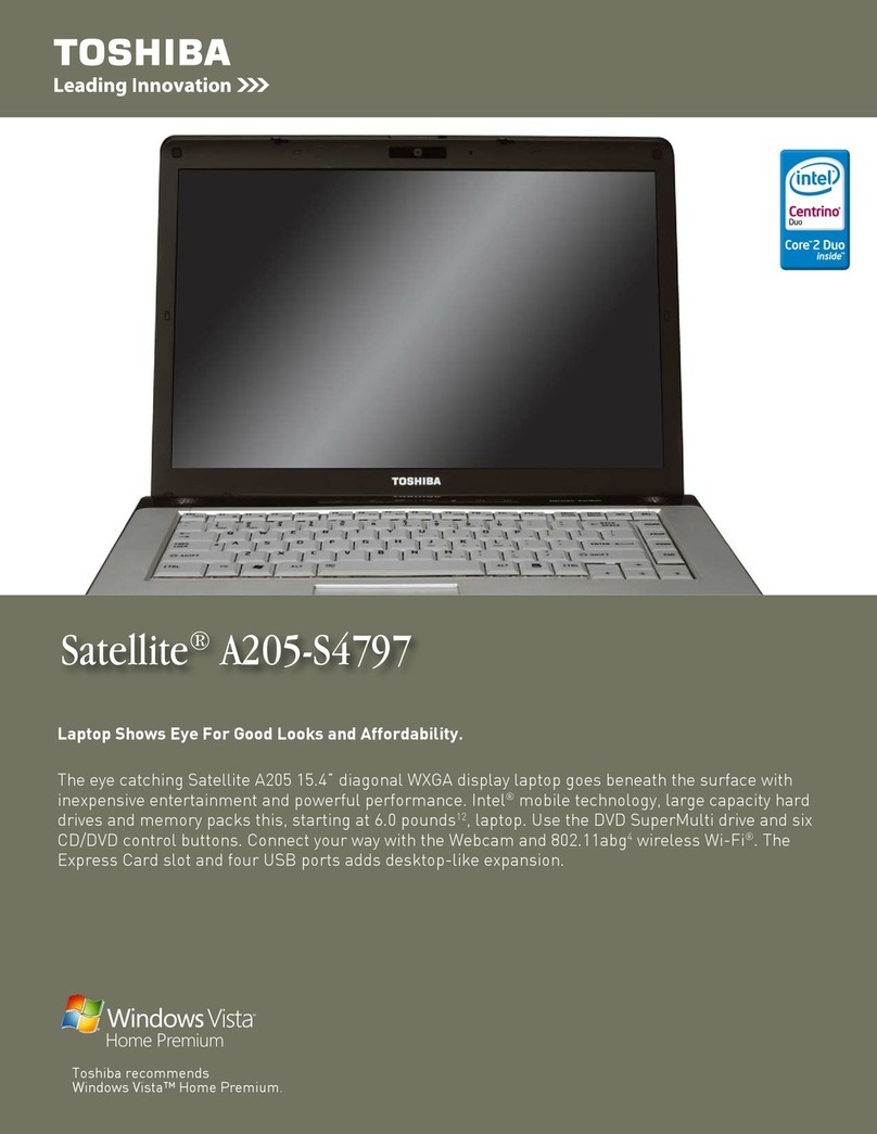 Toshiba PSAF0U-06H009 brochure