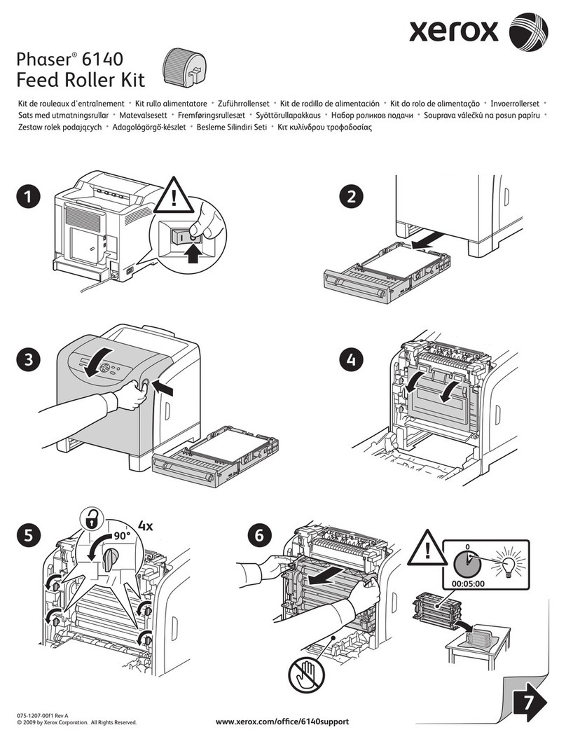 Xerox Phaser  6140N Installation instructions