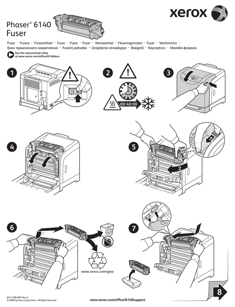 Xerox Phaser 6140N Installation instructions Xerox Phaser 6140N Installation instructions