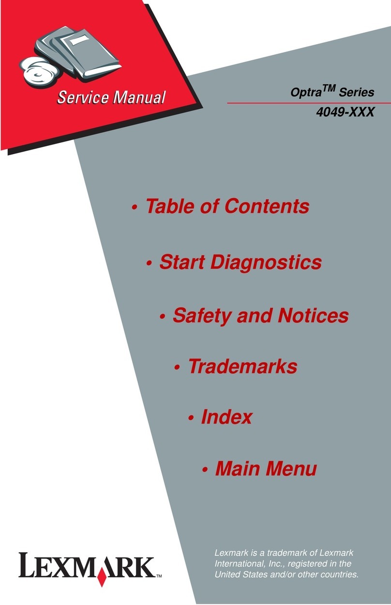 Lexmark 4049LMO - Optra Lx+ B/W Laser Printer User manual