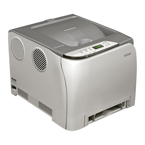 Ricoh Aficio SP C242DN Installation instructions