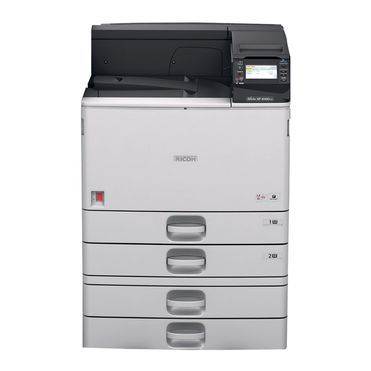 Ricoh Aficio SP 8300DN User manual