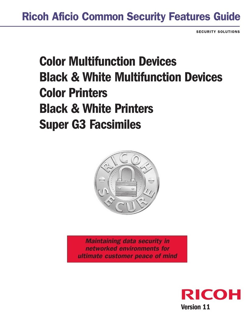 Ricoh Aficio SP C231N Specification sheet