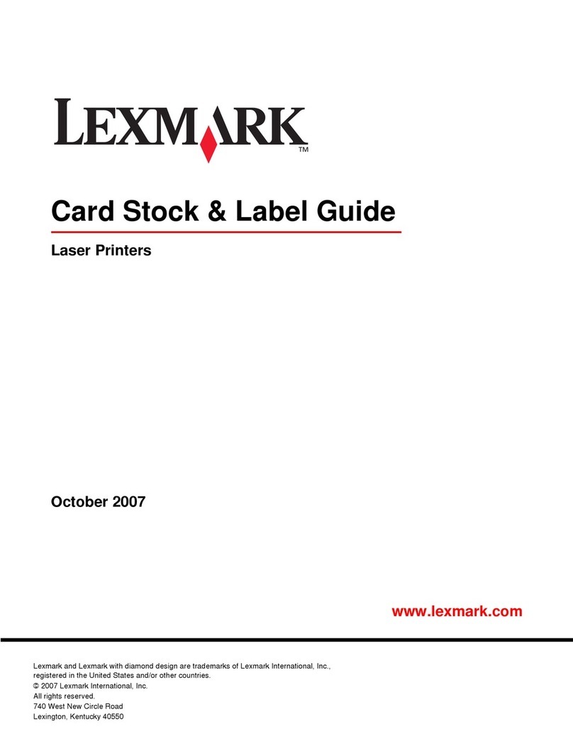 Lexmark 22L0176 - C 770dn Color Laser Printer User manual