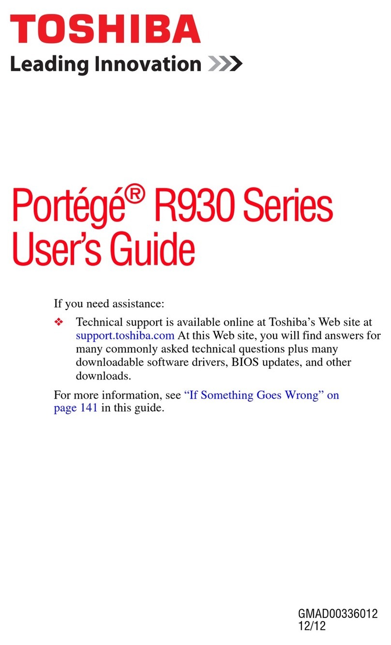 Toshiba ORACLER930A User manual