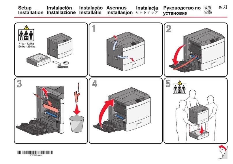 Lexmark C792 Family Manual