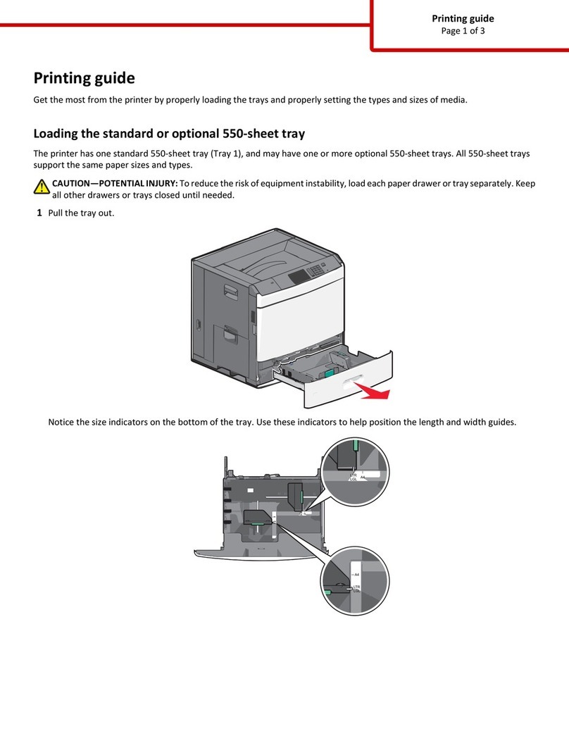 Lexmark C792 Family Configuration guide