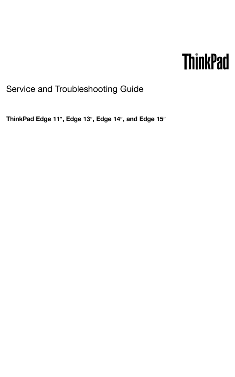 Lenovo Thinkpad edge 13 User manual