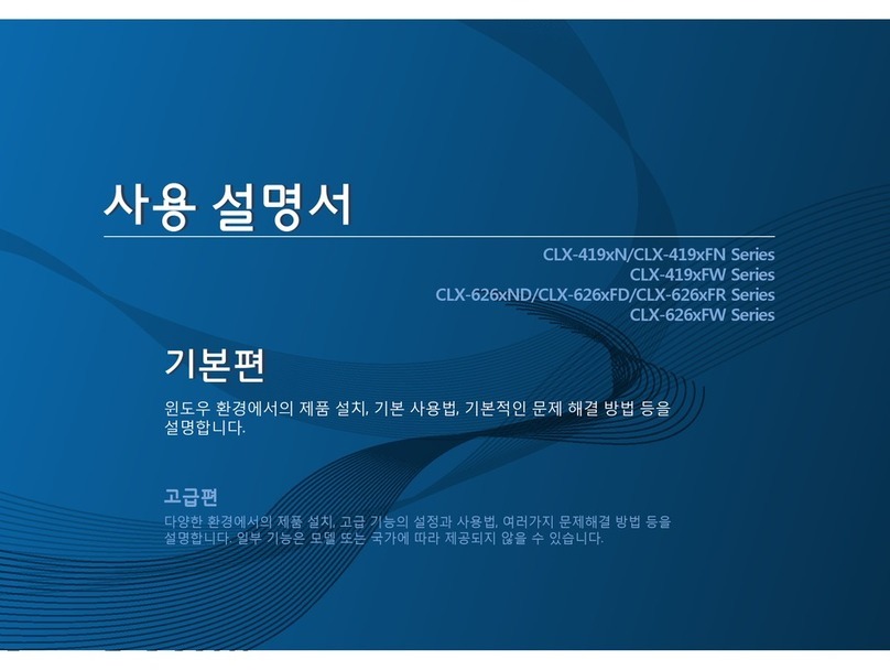 Samsung CLX-4195FW User manual Samsung CLX-4195FW User manual