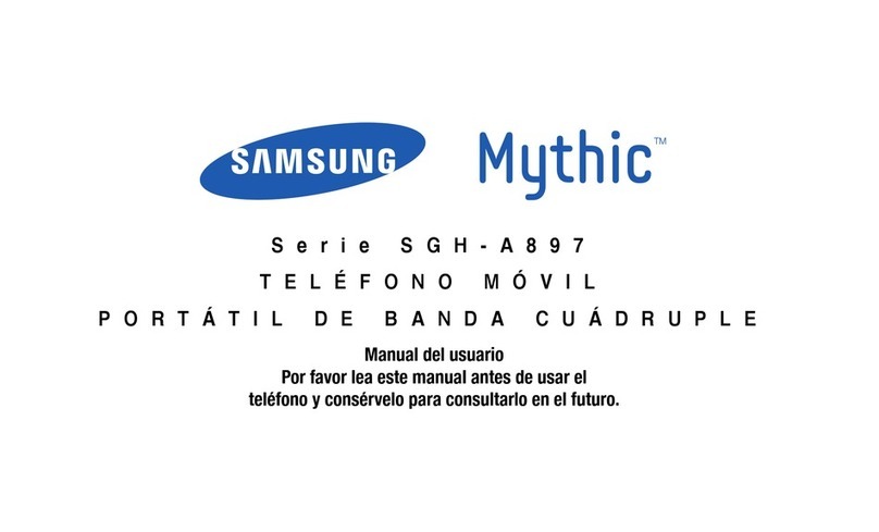 Samsung MYTHIC SGH-A897 Series User guide
