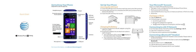 HTC Verizon windows phone 8X User manual