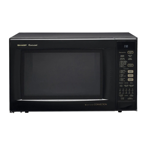 Sharp R930AK - 1.5 CF 900 Watts Convection Sensor Interactive;... User manual