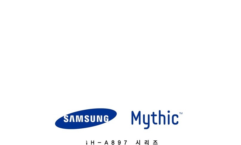 Samsung MYTHIC SGH-A897 Series user manual