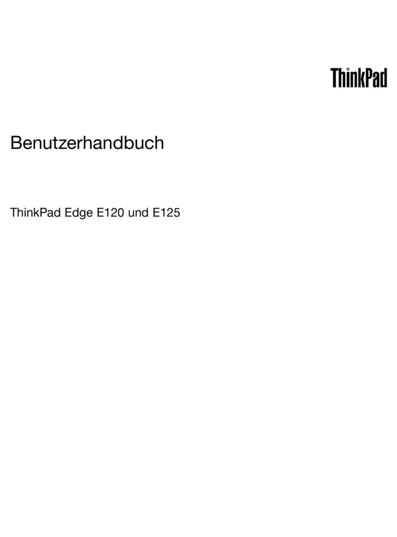 Lenovo ThinkPad Edge E125 user guide