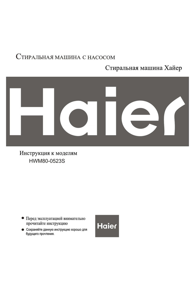 Haier HWM80-0523S User manual