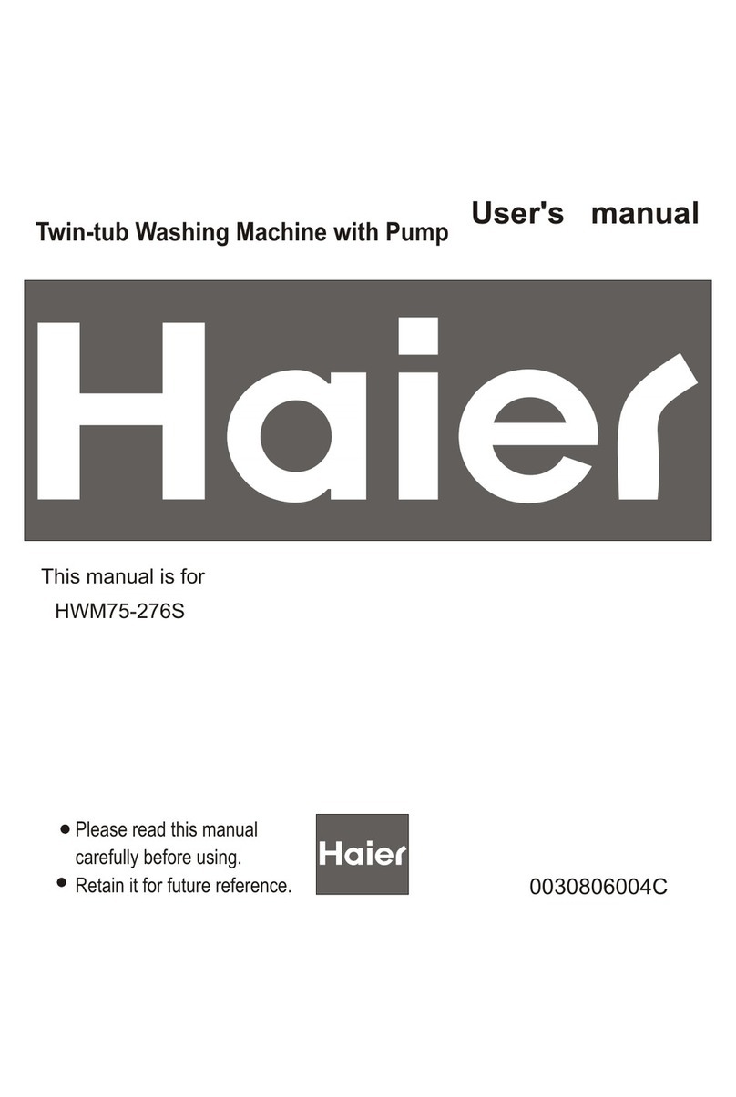 Haier HWM72-27S User manual Haier HWM72-27S User manual