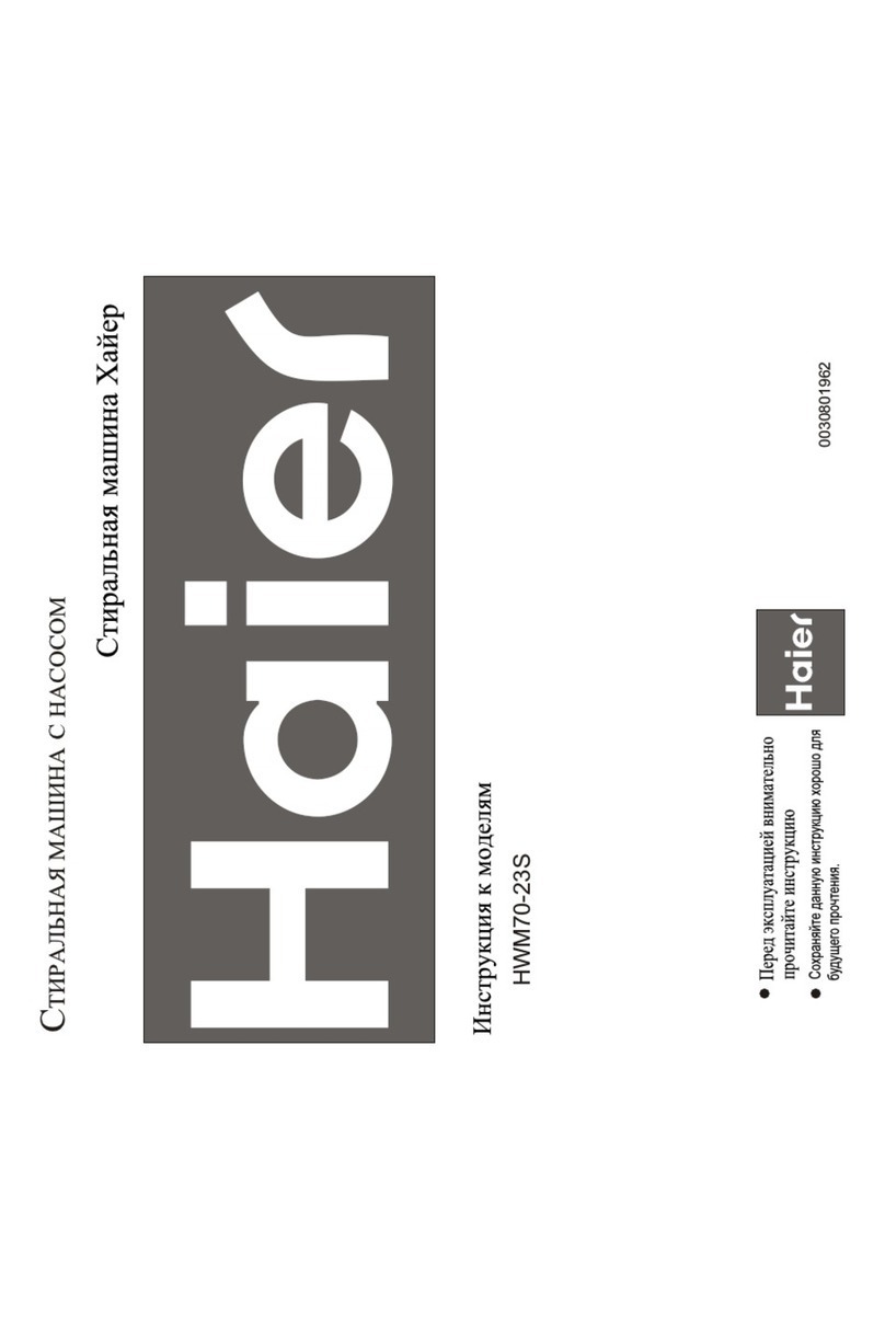 Haier HWM70-23S User manual Haier HWM70-23S User manual