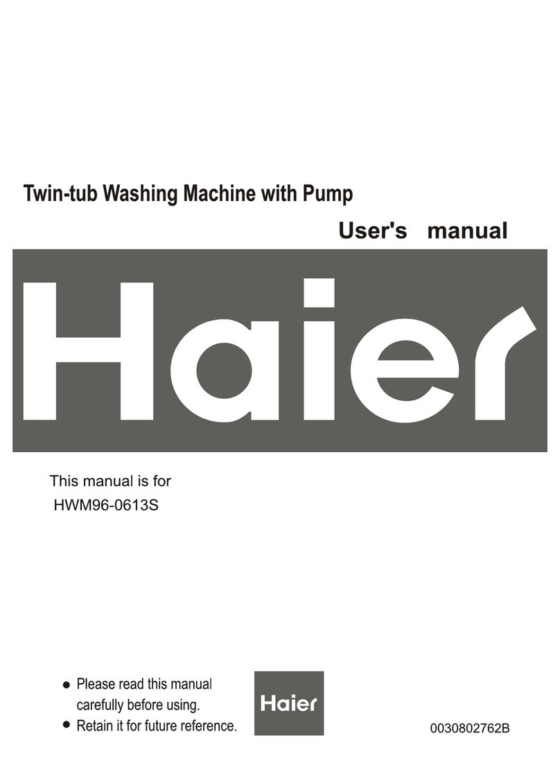 Haier HWM96-0613S User manual