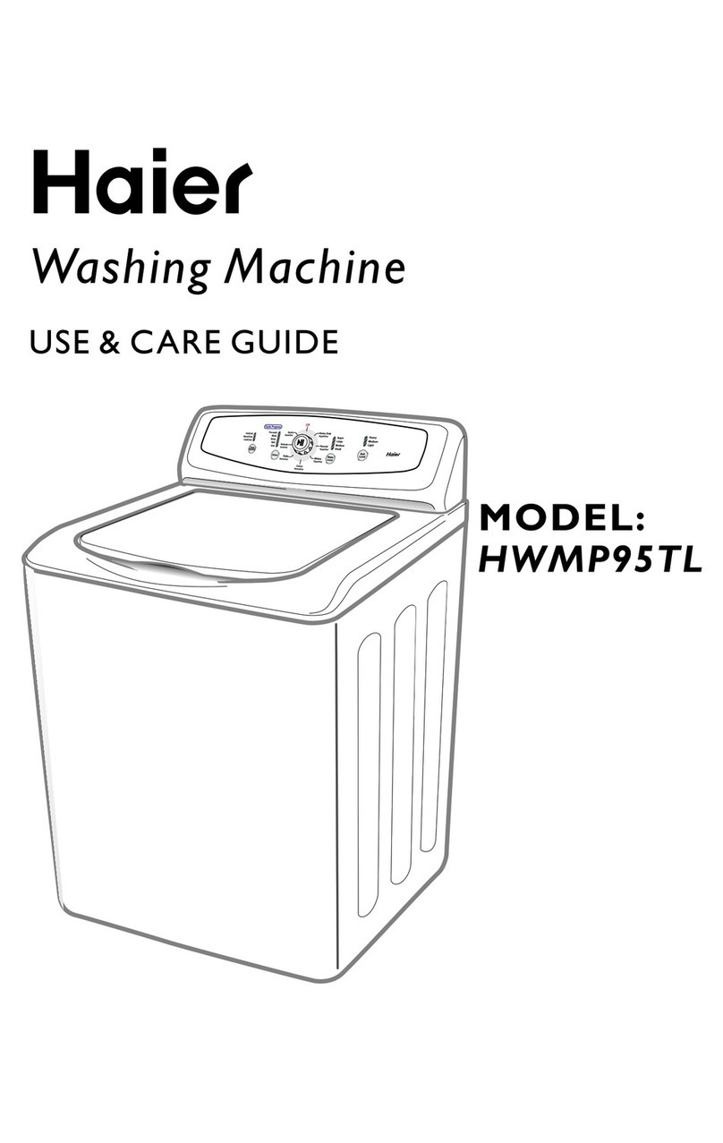 Haier HWMP95TL user manual Haier HWMP95TL user manual