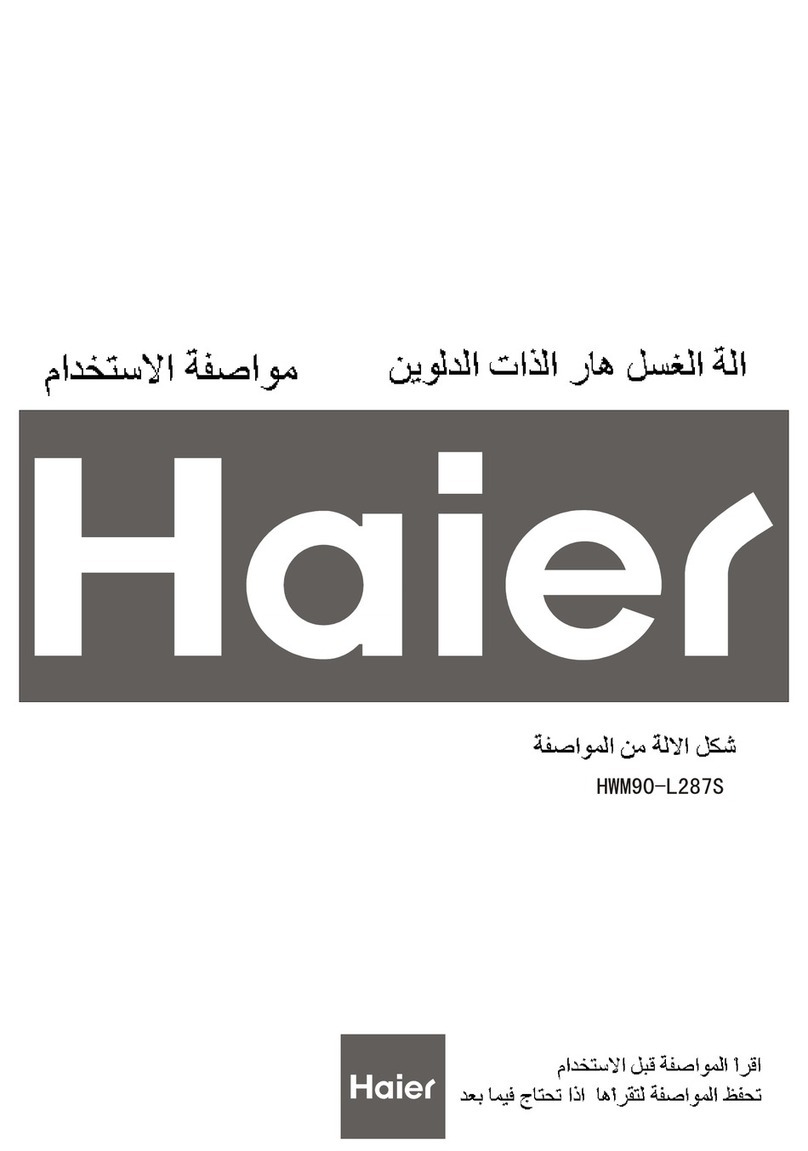 Haier HWM90-L287S User manual