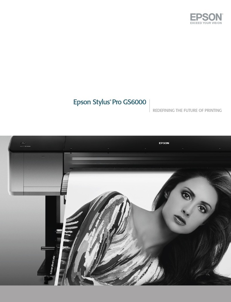 Epson Stylus Pro GS6000 User manual