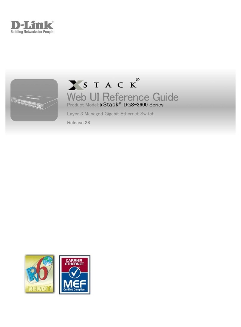 D-Link xStack DGS-3612G series User manual