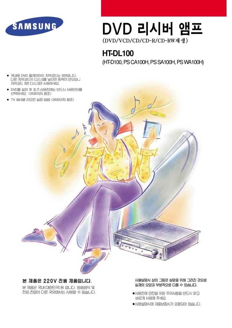 Samsung HT-DL100 user manual