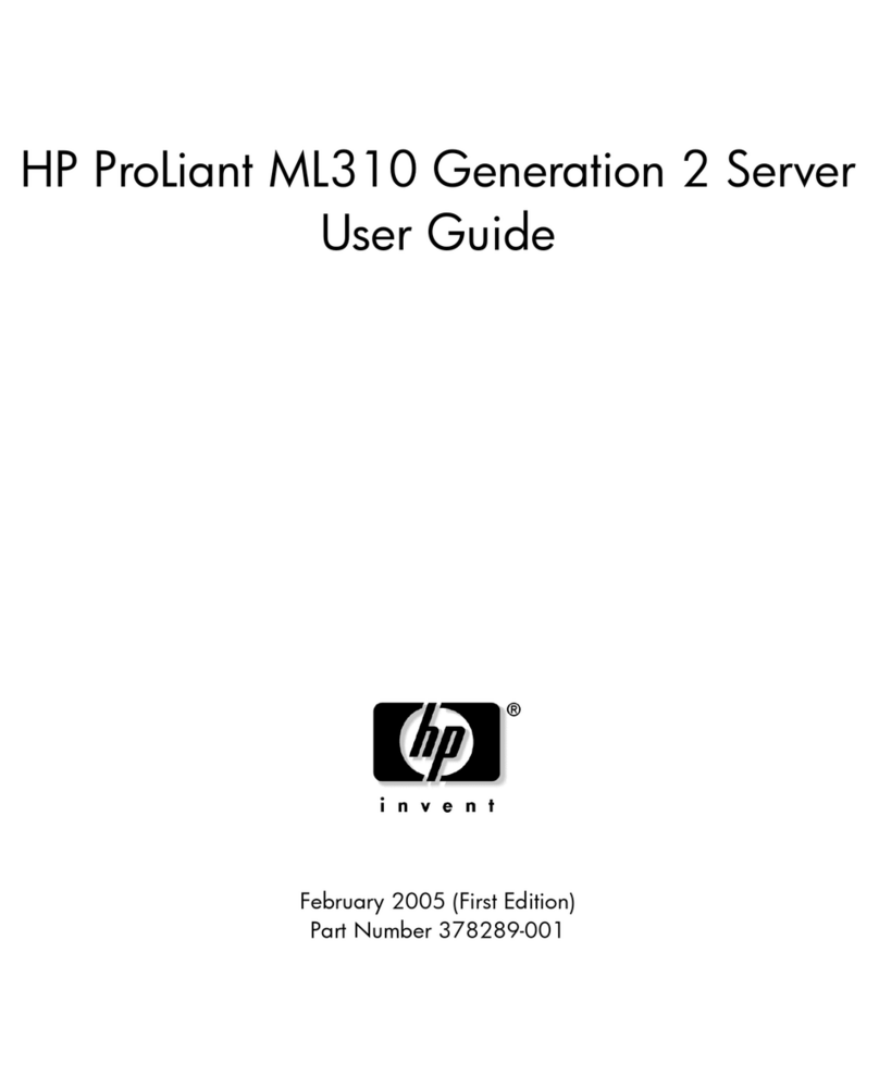 HP ProLiant ML310 Generation 5p User manual