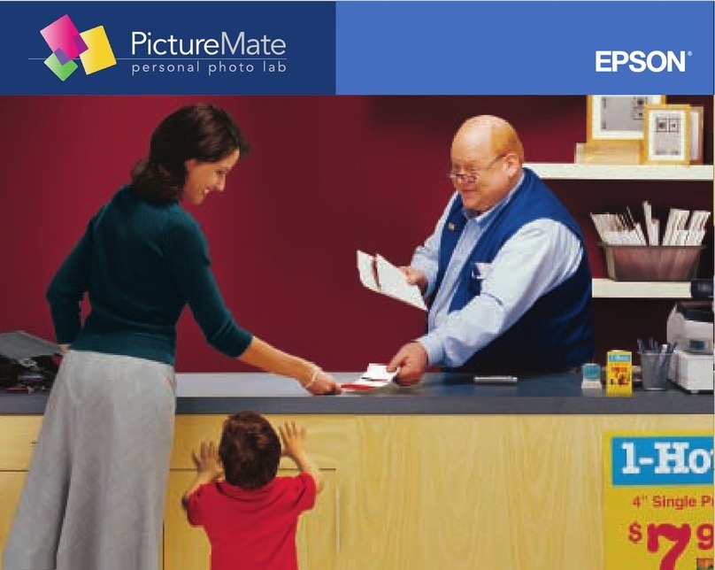 Epson PictureMate - Compact Photo Printer User manual