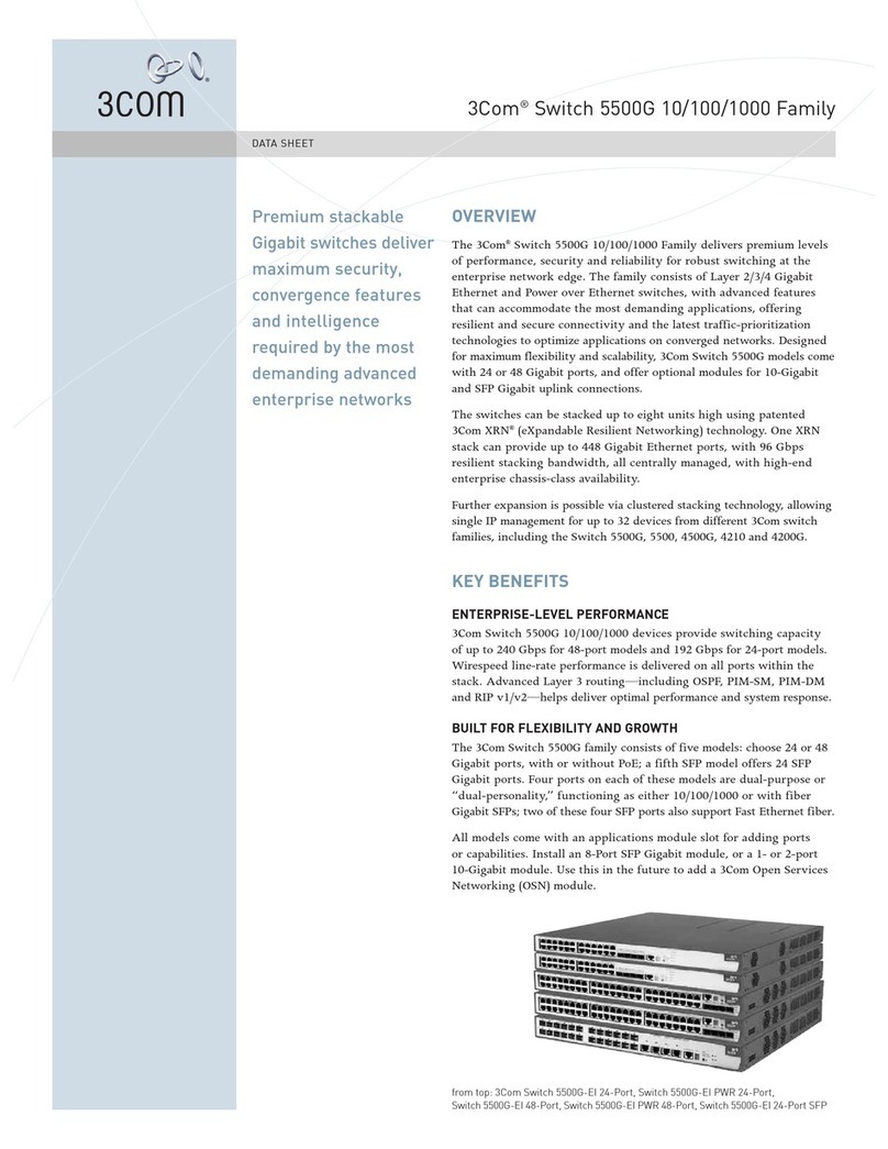 3Com 3CR17250-91 - Switch 5500G-EI User manual