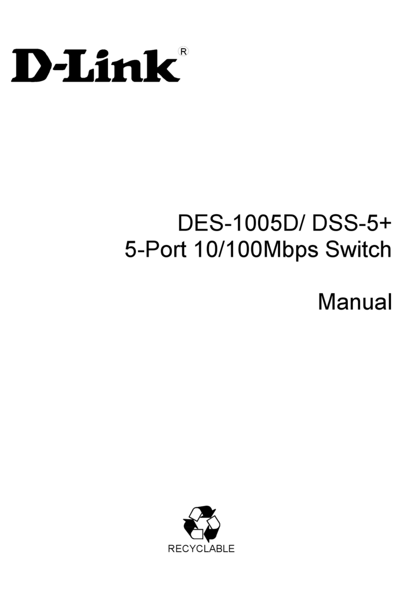 D-Link DES-1005D User manual