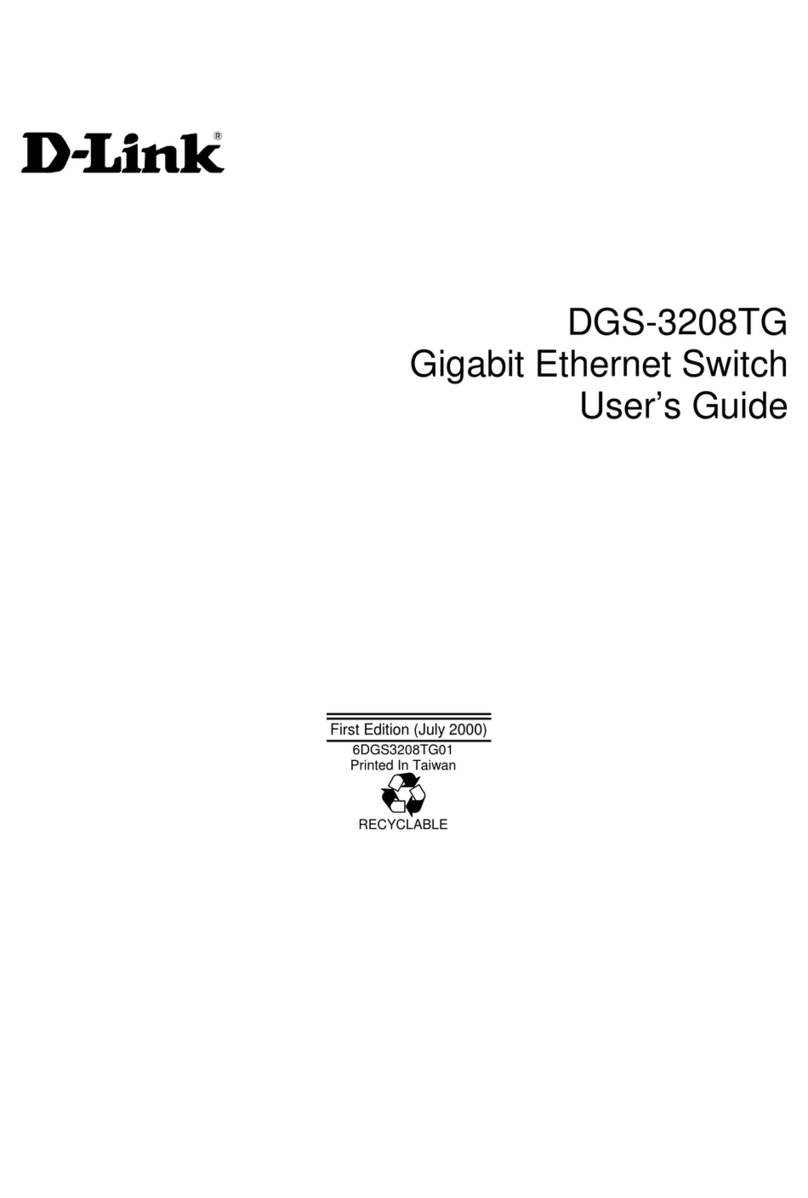 D-Link DGS-3208TG - Switch User manual