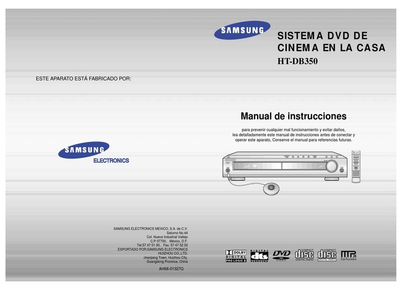 Samsung HT-DB350 instruction manual