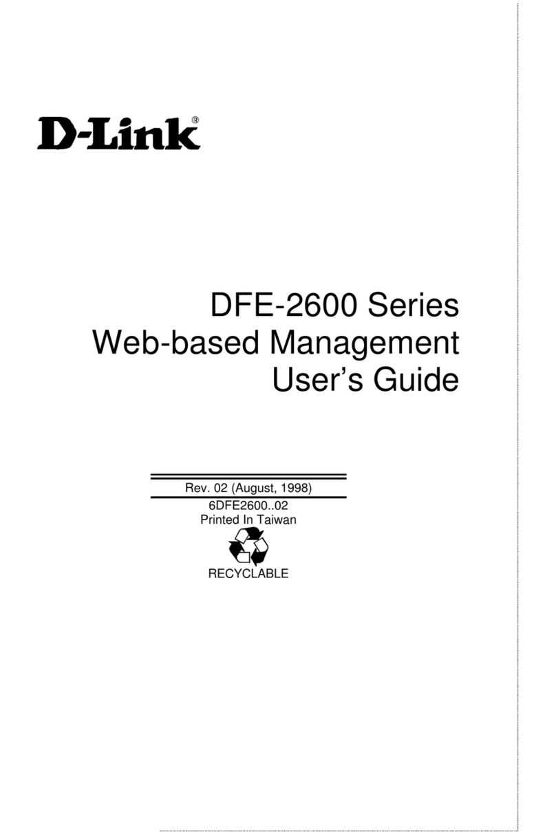 D-Link DFE-2624 - Hub - Stackable User manual D-Link DFE-2624 - Hub - Stackable User manual