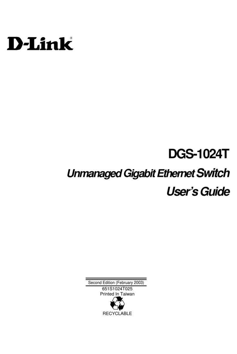 D-Link DGS-1024TG User manual