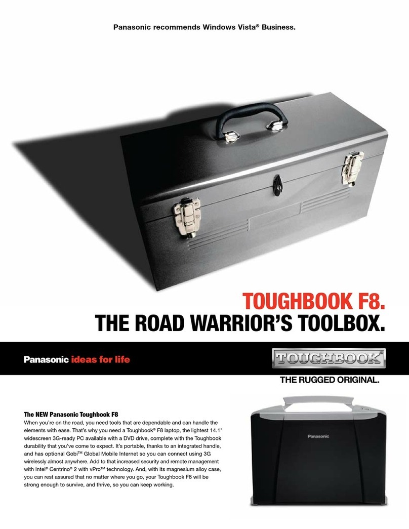 Panasonic Toughbook CF-F8EWDZZAM brochure