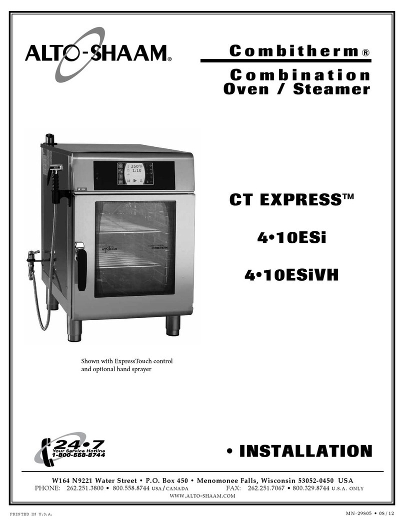 Alto-Shaam CT EXPRESS 4 10ESi User manual