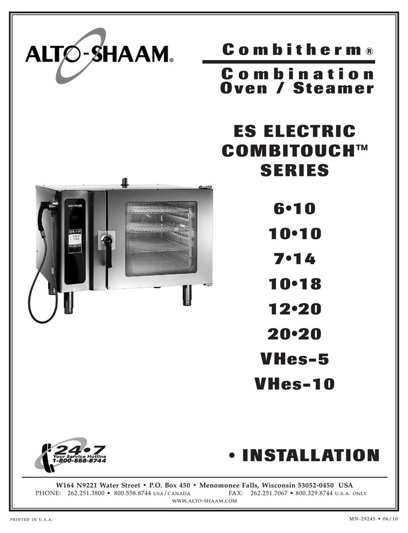 Alto-Shaam 10 10 User manual Alto-Shaam 10 10 User manual