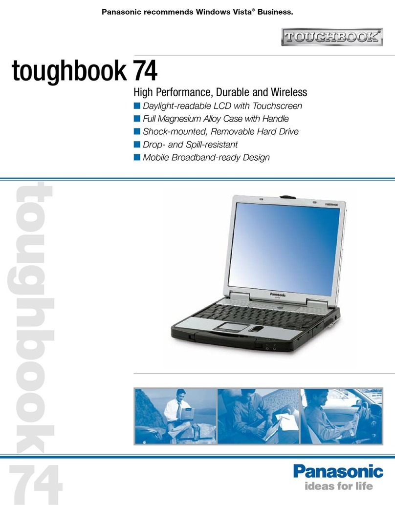 Panasonic Toughbook CF-74JCJBDAM User manual