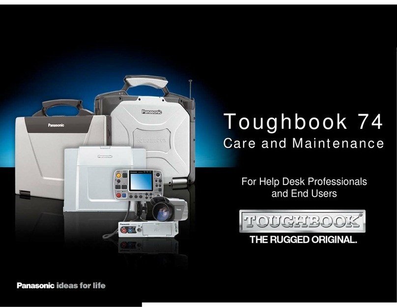 Panasonic CF-74ECBAXBM - Toughbook 74 - Core Duo 2 GHz Use and care guide Panasonic CF-74ECBAXBM - Toughbook 74 - Core Duo 2 GHz Use and care guide