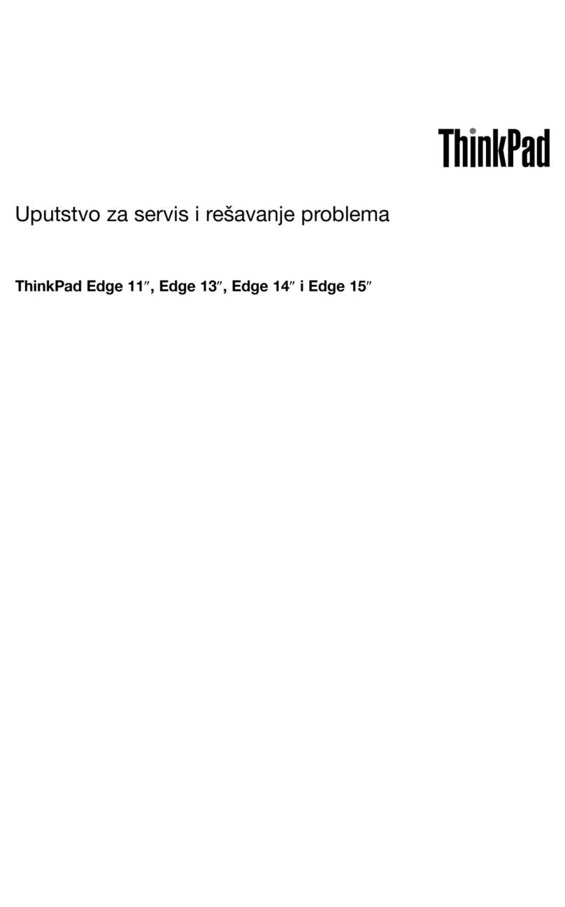 Lenovo Thinkpad edge 13 User manual