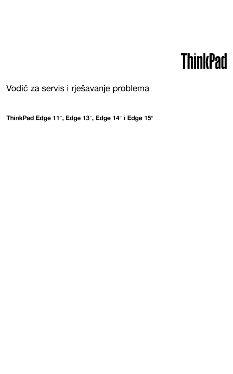 Lenovo Thinkpad edge 13 User manual Lenovo Thinkpad edge 13 User manual