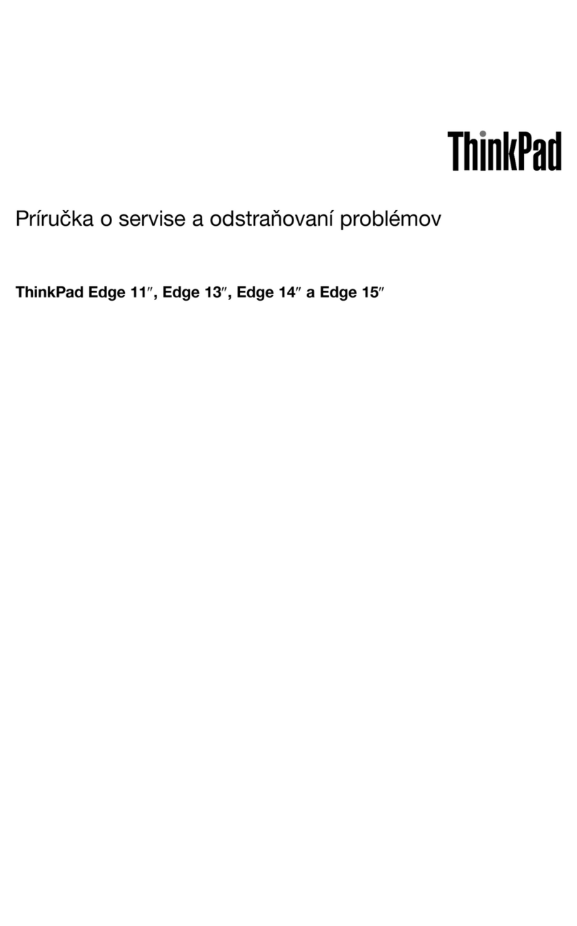 Lenovo Thinkpad edge 13 User manual