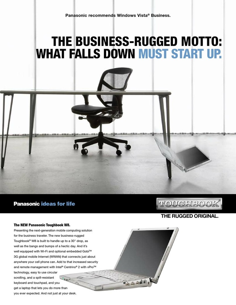 Panasonic Toughbook CF-W8EWEZZAM User manual