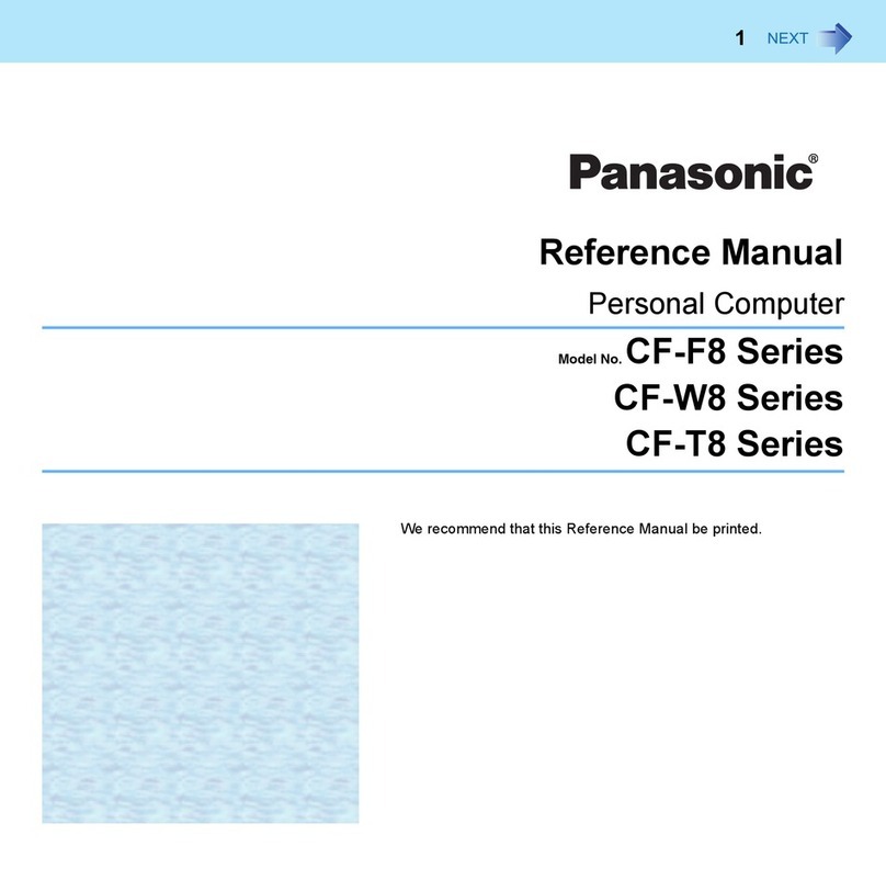 Panasonic Toughbook CF-W8EWDZZ2M User manual Panasonic Toughbook CF-W8EWDZZ2M User manual