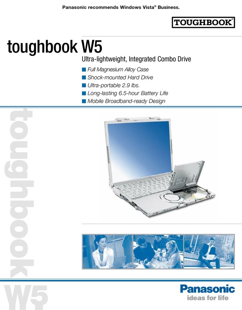 Panasonic CF-W5LWEZZBM User manual