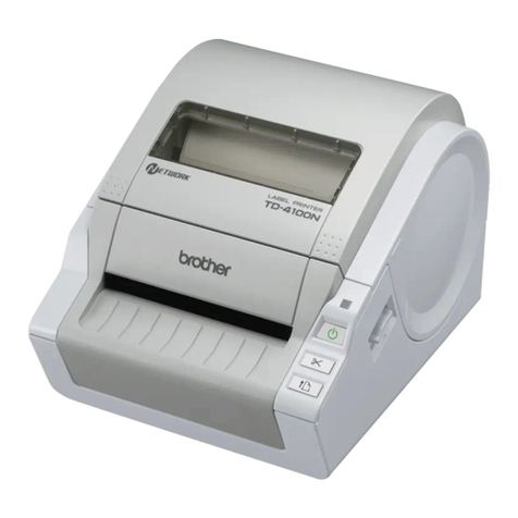 Brother TD-4100N User manual Brother TD-4100N User manual
