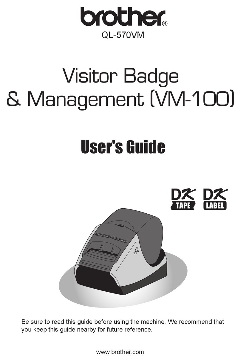 Brother andtrade; QL-570VM User manual