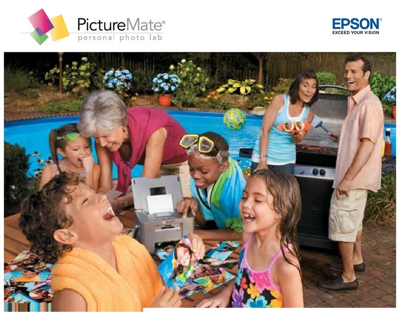 Epson PictureMate Flash - PM 280 - PictureMate Flash Compact Photo... User manual