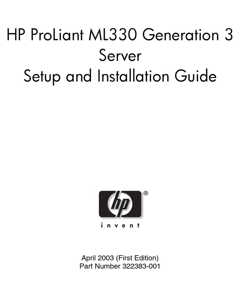 HP ML330 - ProLiant - G3 Setup and installation guide